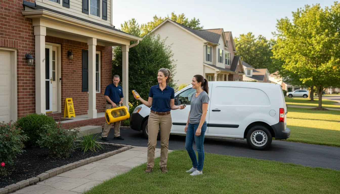 Water restoration image for Mold Remediation in Rockville, MO